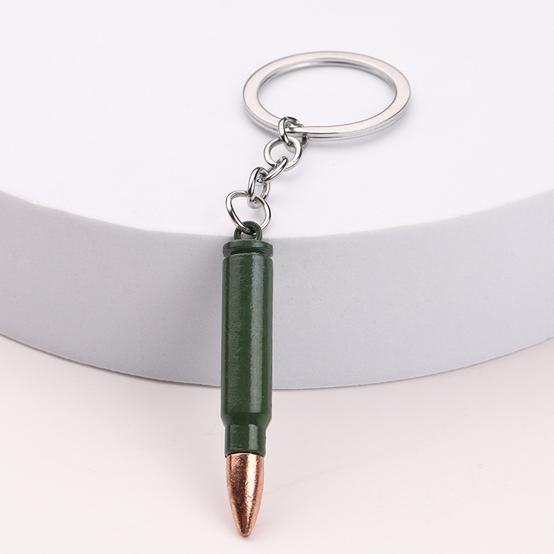 Jesús supervivencia pubg Bullet modelo aleación metal llavero colgante accesorios pollo juego arma periférica