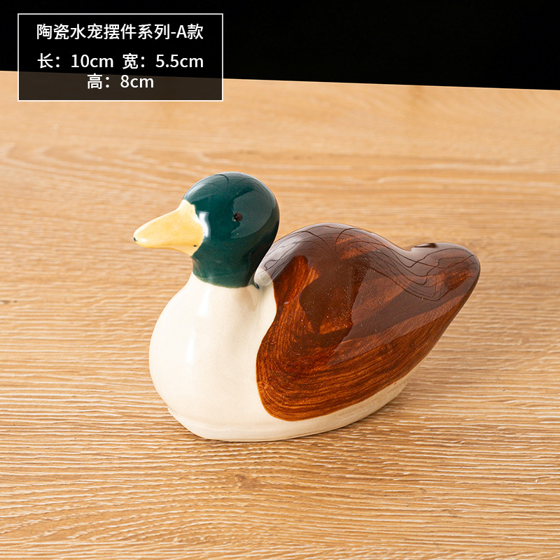 Adorno Flotante de Cerámica para Peceras y Decoración de Té