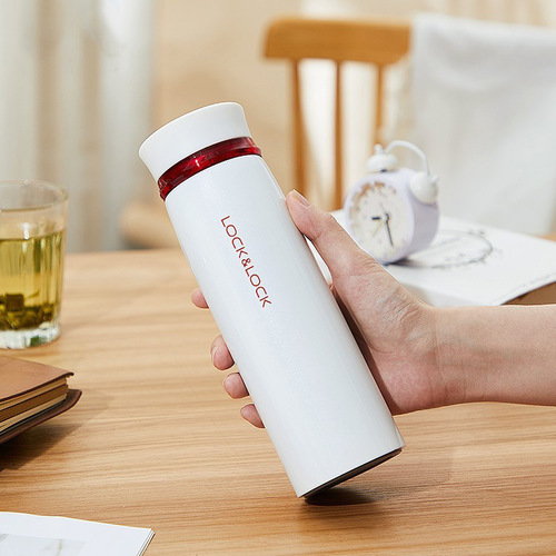 LOCK Thermos Cup LHC4131 high-looking business gift engraved cup for men and women 450ml accompanying mug