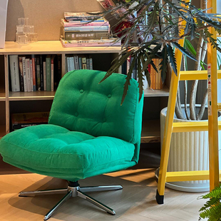 Trendy Sofa Chair Dewey Ringler Leisure Chair, Rotatable, Suitable for Small Living Rooms and Balconies, Designer Mid-Century Single Chair