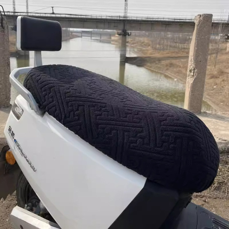 Nueva cubierta de cojín antideslizante elástica de invierno para automóviles eléctricos cubierta de cojín de motocicleta universal