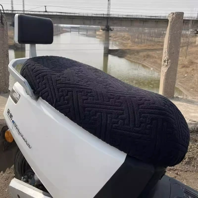 New Anti-Slip Elastic Winter Electric car cushion - electric-vehicle-mat-black-1-piece-packed-in-bag