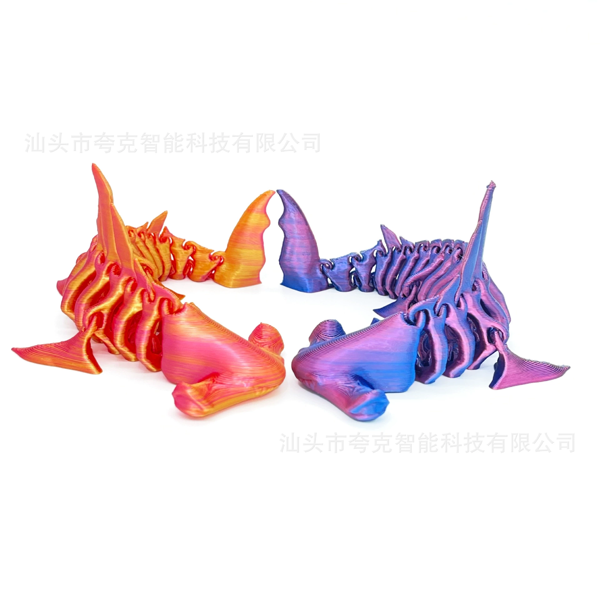 3D Print Череолова акула скелет всего тела суставы подвижные морские животные креативная рыба черепа украшения подарок оптом