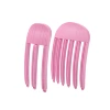 Rose pink two-piece set (three teeth + six teeth)