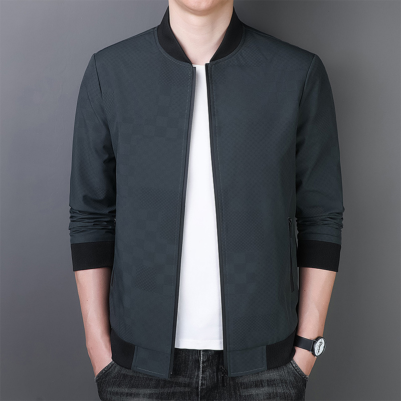 Men's Jacket Business Autumn Winter Casual Printed Plus Size_voghion.com