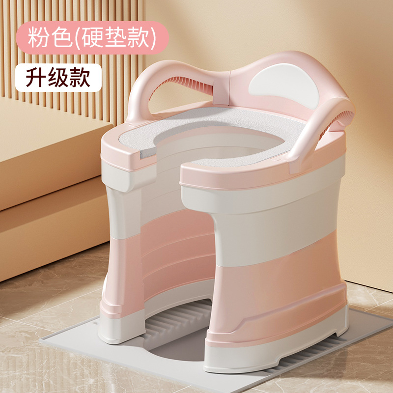 Silla Inodoro Portátil para Baño de PP Antideslizante para Ancianos y Embarazadas image 13
