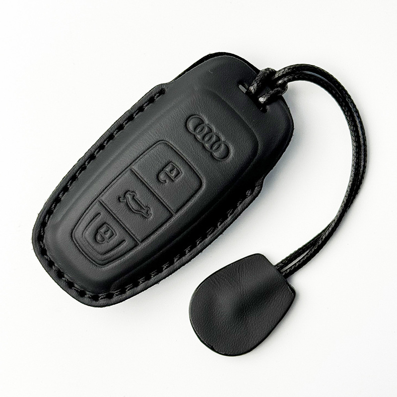 Suitable for Audi A6L key case A7L/A3L/Q4etron/A8L/Q8Q6Q7/RS/A6A7 genuine leather car key cover