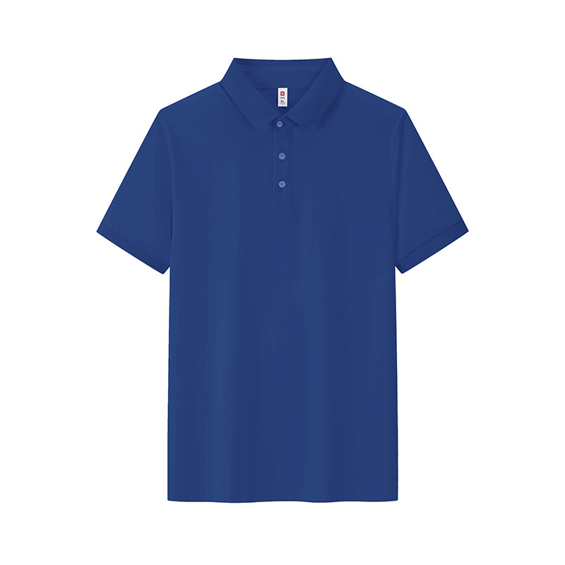 Business 7A antibacteriano Solo fresco antiarrugas color sólido solapa de manga corta ropa de trabajo camiseta de polo camisa POLO personalizada