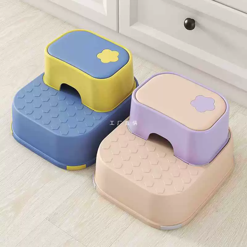 ✅Пластиковые табуретки для домашнего использования утолщенные детские скамьи