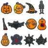 Set, halloween, 12 pieces