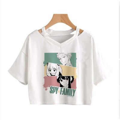 Spy X Family Spy play house Anya Anya Anya printed T-shirt thin short sleeve sling cross-border