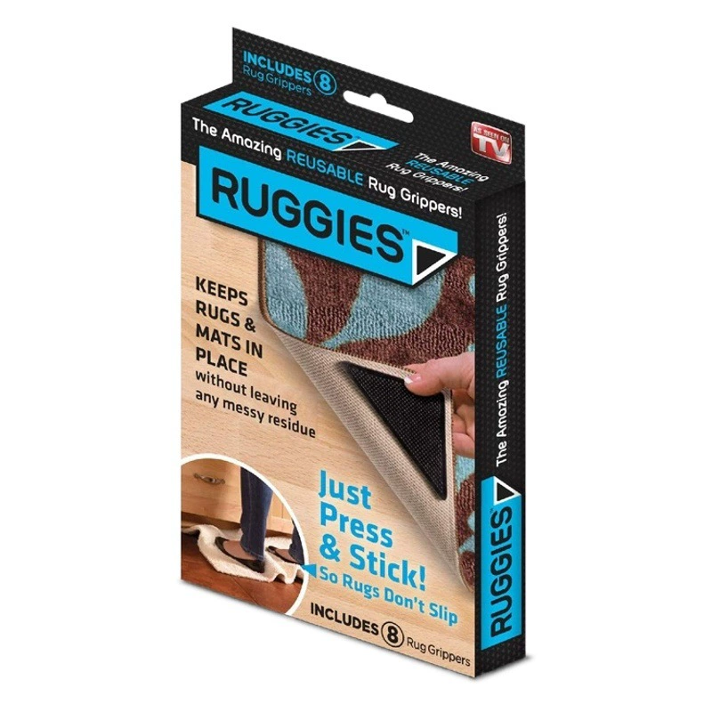 Противоскользящие наклейки для ковров, фиксирующие противоскользящие подкладки, треугольные противоскользящие подкладки, моющиеся наклейки из полиуретана, без следов, для дивана, противоскользящие коврики для пола, для гостиной