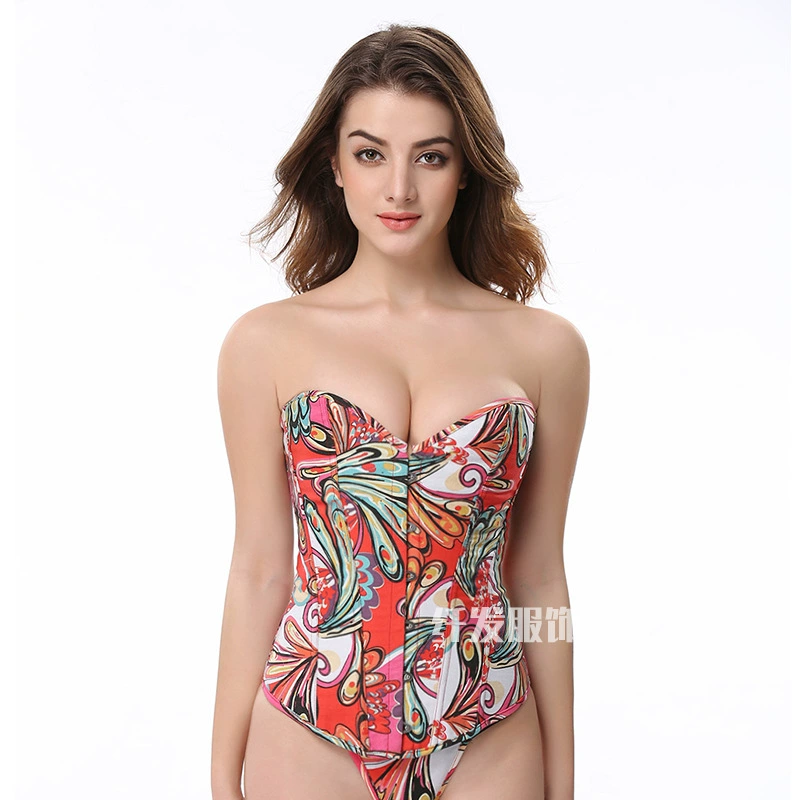 Джинсовый корсет в стиле ретро подкультуры, абстрактная油 живопись pattern butterfly, корсет palace, топ с костяком, женский