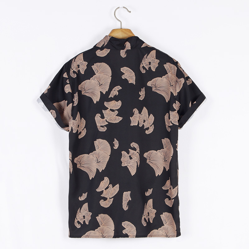 Men's Ditsy Floral Printing Blouse Men's Clothing display picture 5