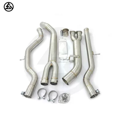 3.0T stainless steel single mid-pipe – Exhaust pipe