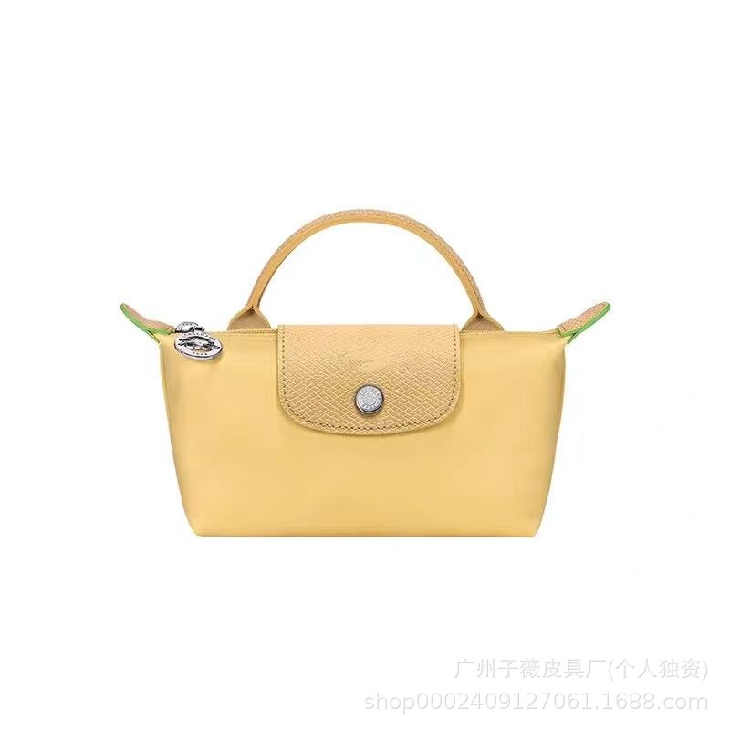 天井バージョン Longxiang ミニ団子バッグ女性のショートハンドルハンドバッグショルダーバッグクロスボディバッグ団子バッグミニナイロンバッグ|undefined