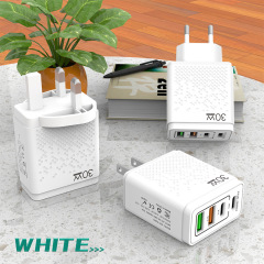 国境を越えたプライベートモデル携帯電話 PD 高速充電ヘッド 2PD マルチポート充電ヘッド QC3.0 高速充電ヘッド PD30W 携帯電話充電器