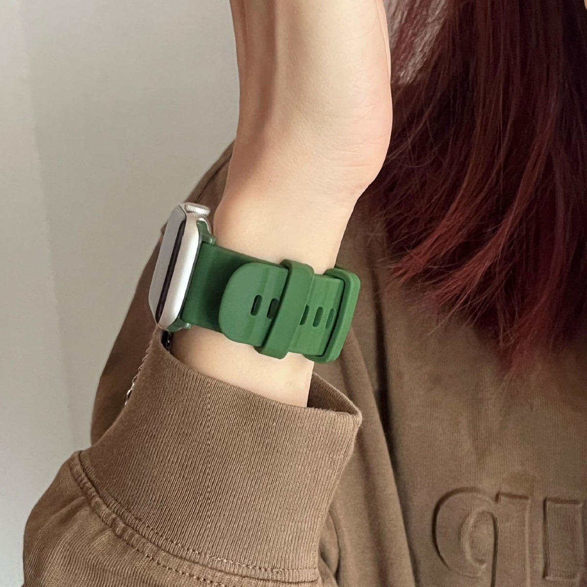 Adecuado para Apple Watch s8 correa de silicona de sentido avanzado nuevo iwatch10seultra9 creativo persianas SE