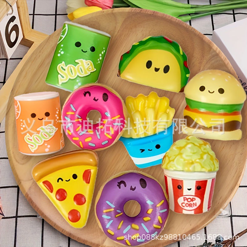 Cross-border bestseller slow-rebound food animal octopus Squishy Toys squeeze toy holiday gift