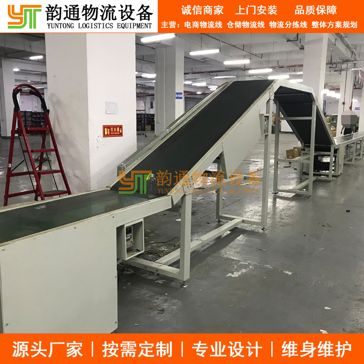 智能仓储电商物流皮带机 仓储进出入库皮带输送线 快递皮带物流线