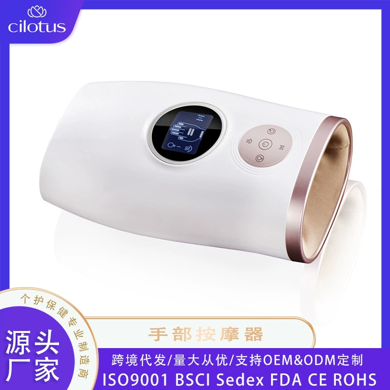 Подушка безопасности с подогревом Вибрационный Массажер для ладоней физиотерапия Аккупунктурное нажатие меридиана Разминающий ручной массажер под давлением