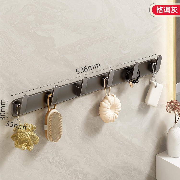 Detrás del gancho de la puerta percha de ropa dormitorio colgar en la pared de carga de perforación-libre dormitorio sombrero artefacto de almacenamiento