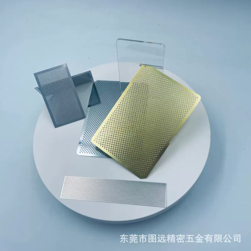 供应铝蚀刻网金属过滤网微孔铝板网可定制图案电子电器散热网雕花