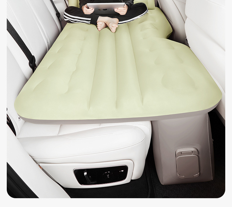 Car-borne Automatic Inflatable Bed Cushion Car SUV Rear Seat Pneumatic Travel Bed Car Sleeping Artifact for Internal Use