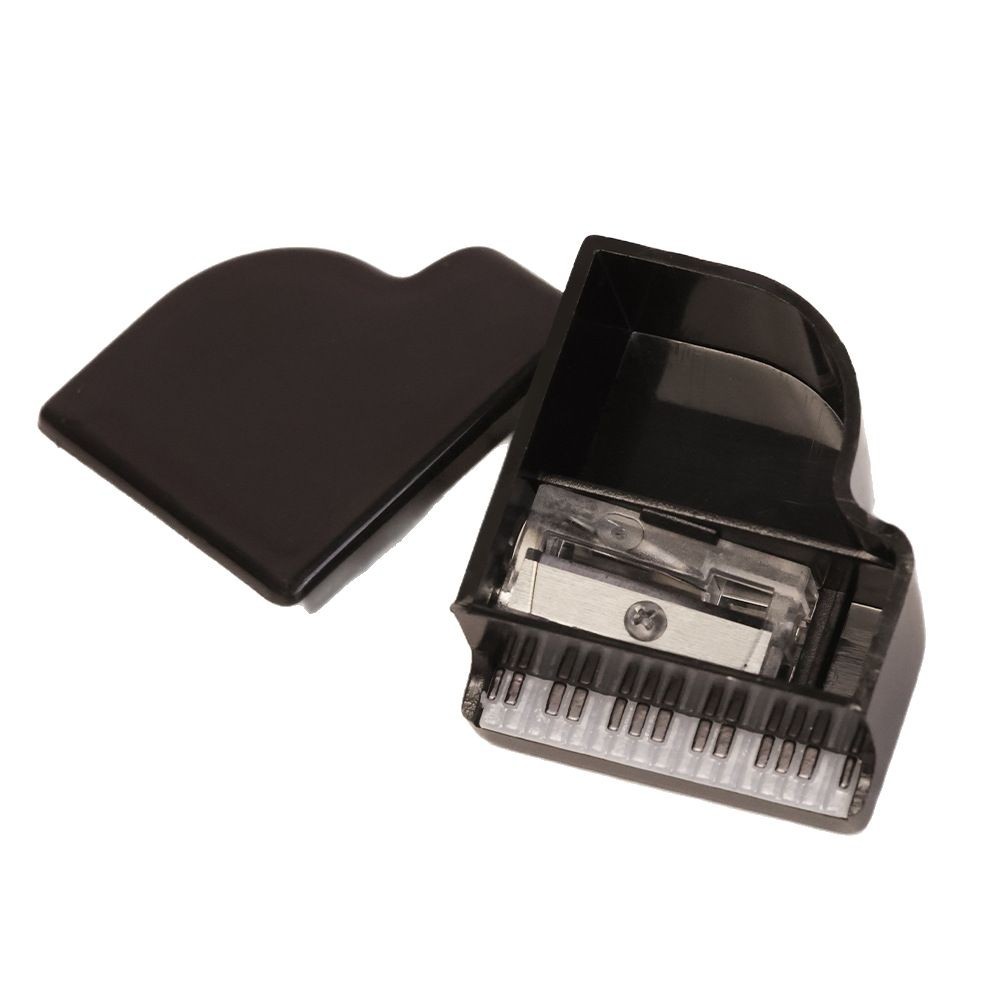 Piano forma sacapuntas papelería regalo creativo estudiante de escuela primaria sacapuntas portátil pequeño premio concierto regalo