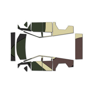 Tesla – Car paint protective film Film for Tesla - cy-full-car-wrap-camouflage-no-specification