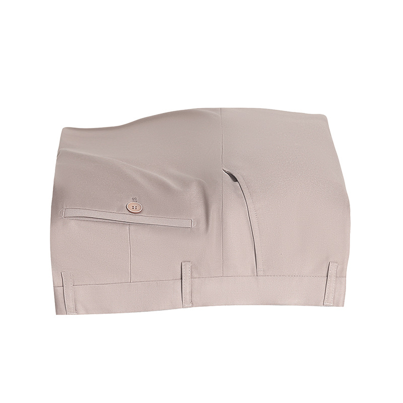 Elastic waist apricot pants