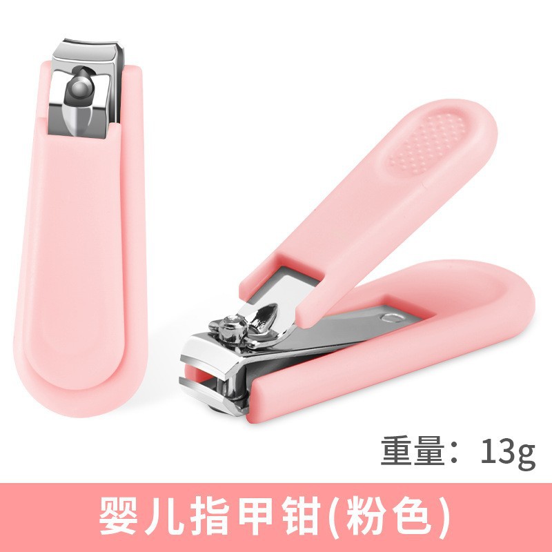 Fuchsia children's nail scissors