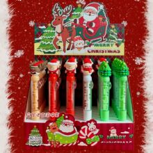 圣诞迷宫圆珠笔卡通创意软胶趣味走珠笔外贸跨境学生学习文具用品