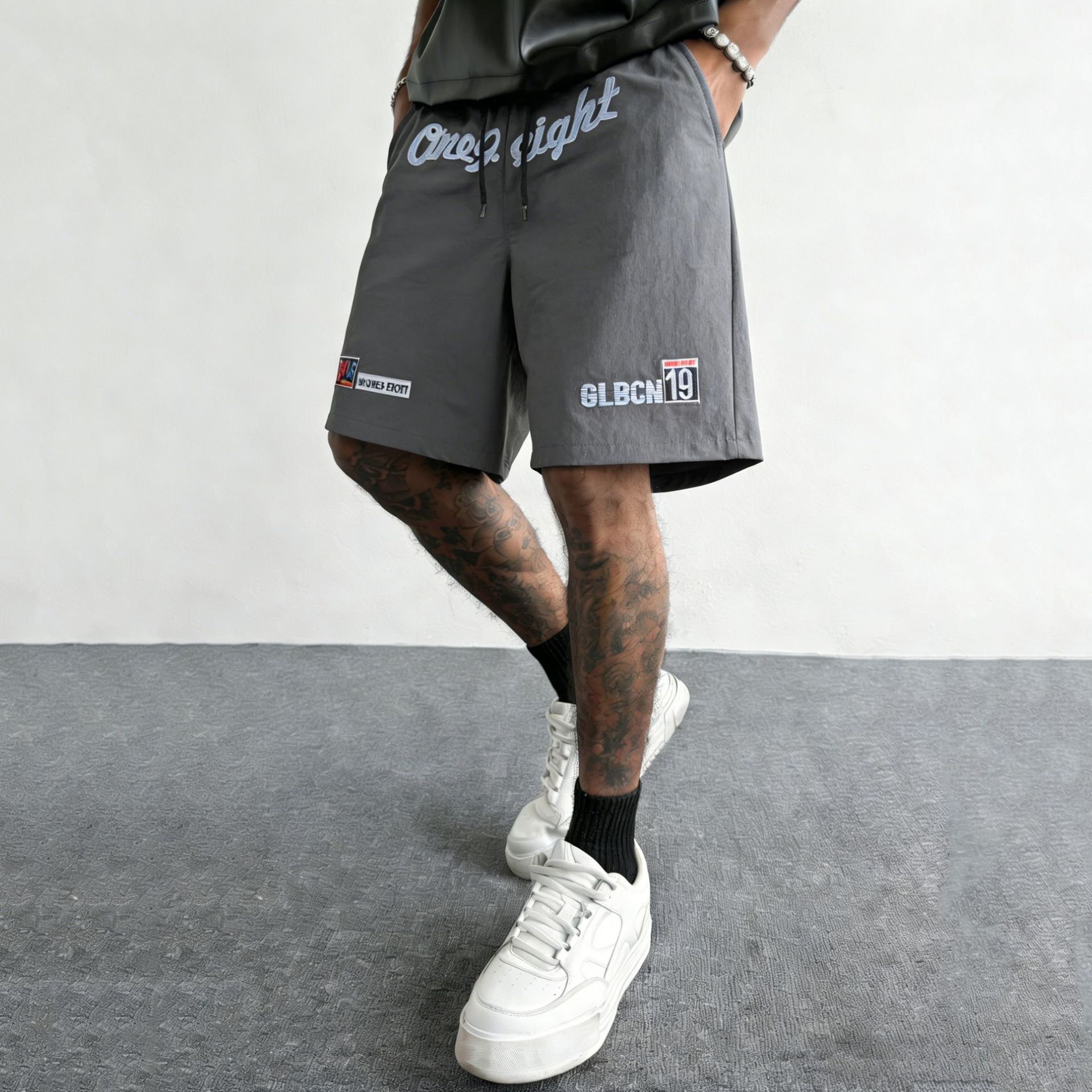 Men's Clothing Men's Summer Sports Casual Shorts Size Mid Length Quick Drying Fitness Running Beach Pants For Formal & Casual_viptrois.com