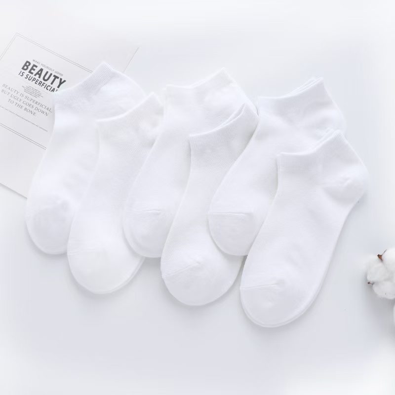 Calcetines de hombre primavera y verano blanco y negro gris calcetines de barco de color sólido calcetines de hombre malla ligera calcetines invisibles calcetines de moda para hombres