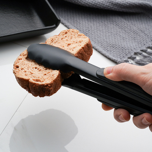 Black non-stick food clip steak barbecue clip baking bread clip kitchen baking tool multi-functional buffet clip
