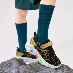 2025 Cross-Border Lightweight Sneakers Suitable for Boys and Girls Featuring Kidsren's Sneakers