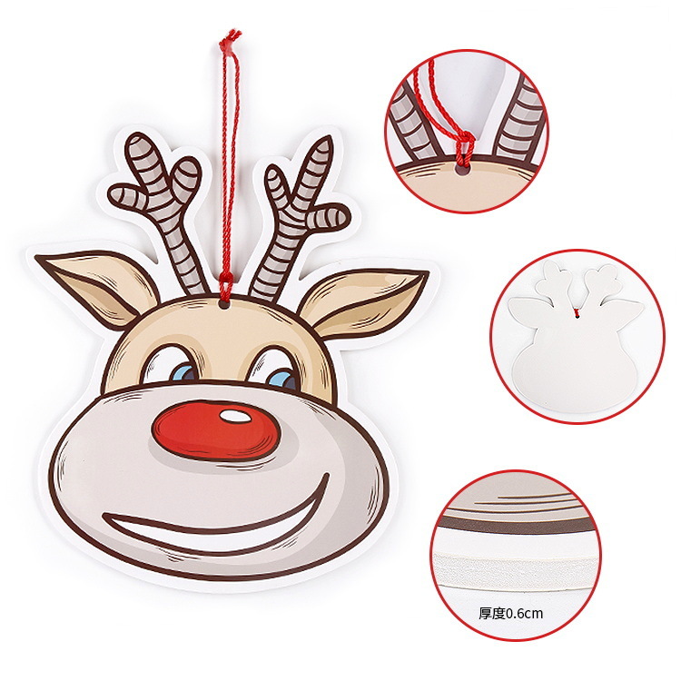 Nueva tarjeta de letras de Feliz Navidad Merry Christmas tablero de espuma suministros de decoración de Navidad colgante número de casa