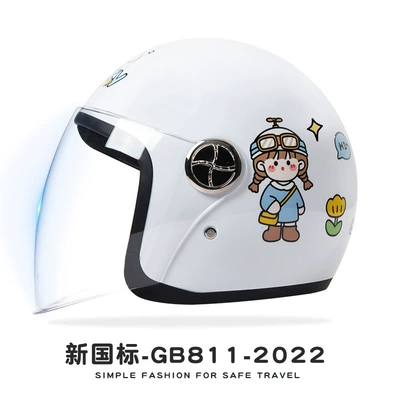 Motosiklet kaskı (dəbilqə): Helmet All Year Round Universal - zhizhi-sauce-hd-anti-fog-new-national-standard-category-b