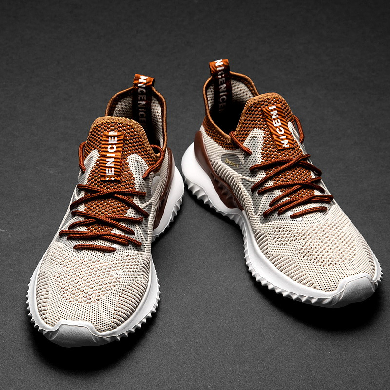 U.S. Single Foreign Trade Law Breathable Men's Shoes Clearance Shock-Absorbing Thick-Soled Sports Shoes Clearance Running Shoes