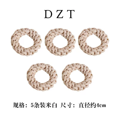 Band Hair Accessory, Saç üçün rezinlər - off-white-five-pack