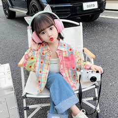 Baby Girl's Long Sleeve Spring and Autumn Style Trendy Cute Children's Autumn Top 3 to 4 3 5 5 2 Year Old Girls' Clothing
