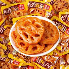 黑鸭味大刀藕片香辣休闲零食网红爆款小吃下饭菜卤味食品零食批发