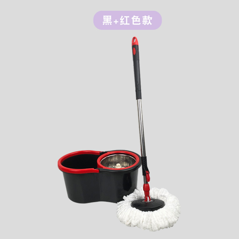 Fregona giratoria manual, sin manos, tipo perezoso, cubo de presión, limpieza del piso, hogar