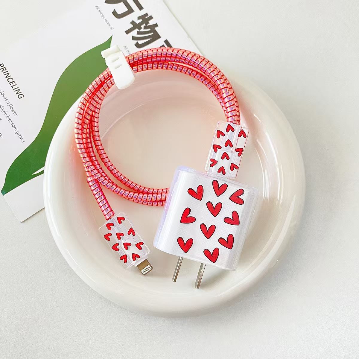 Para Apple 14 línea de datos cubierta protectora iPhone13 cargador cabezal 12promax bobinado estuche para iPad