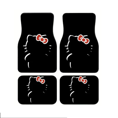 Avtomobil döşəmə paspasları, Cute Mickey Mouse Car Floor Mats - 305de-hello-kitty-20-3344cm-pack-of-two