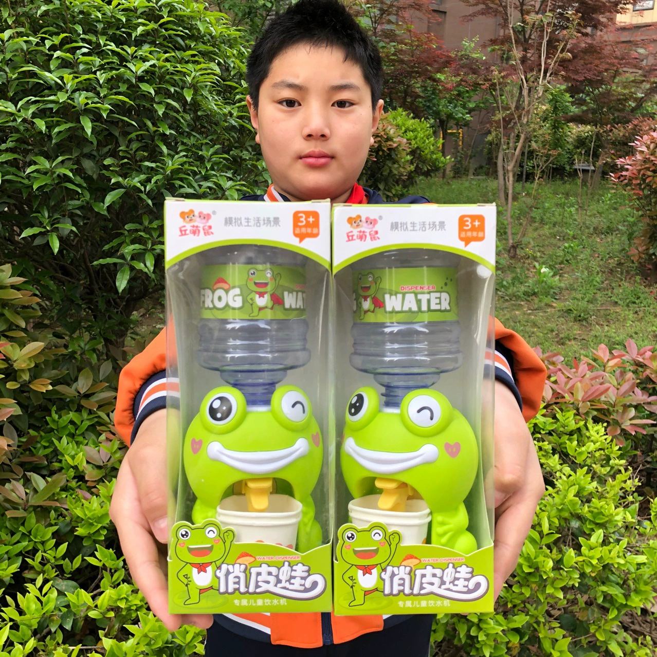 Игрушка-диспенсер для воды в виде игривой лягушки, мультяшный диспенсер для воды с различными механизмами, развивающие игрушки, подарки, маленькие игрушки, рекламные сувениры, игрушки