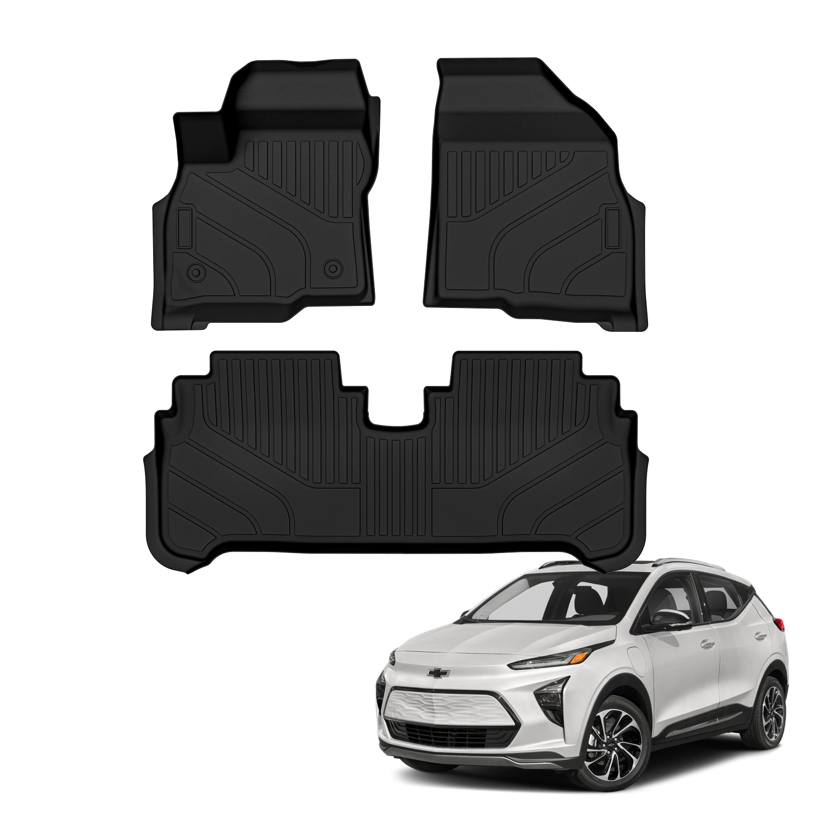 Для Chevrolet Bolt EUV ножные коврики TPEChevrolet Bolt EUV 22-24 ножные коврики трансграничные