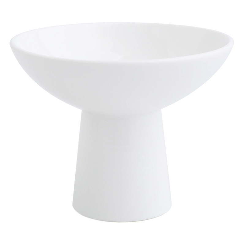 Plato de fruta de cerámica Palacio tazón simple Copa restaurante bandeja de té creativo simple taza de helado