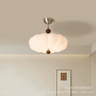 高级中古风主卧室吸顶灯复古包豪斯简约现代奶油餐厅书房儿童房间
